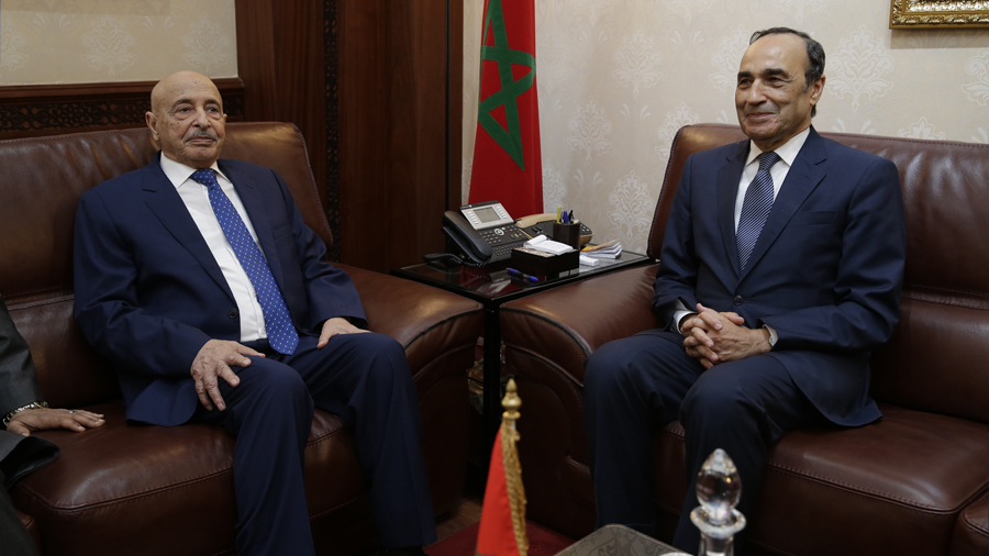 عقيلة صالح: نرحب بتدخل ملك المغرب وحكومته لحل الأزمة الليبية