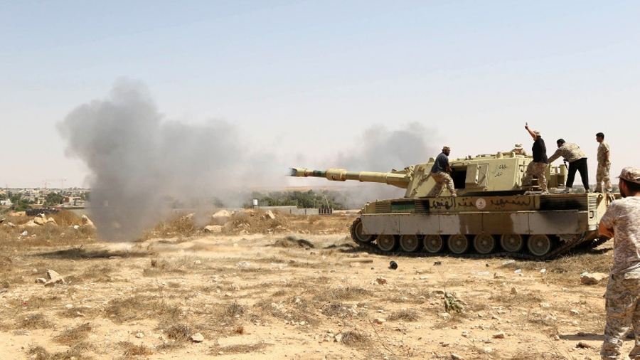الأمين: مدفعية الوفاق تقصف تمركزات مليشيات حفتر بمحور عين زارة