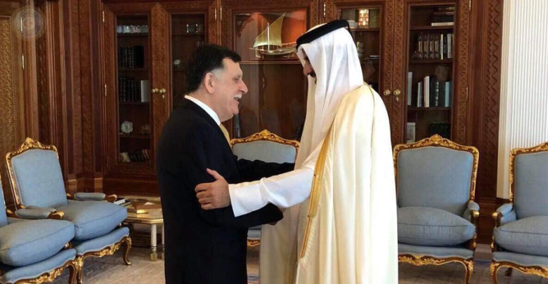 السراج يثمن دور قطر في صد العدوان على طرابلس السراج يثمن دور قطر في صد العدوان على طرابلس