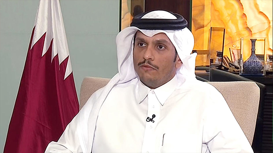 وزير خارجية قطر: حل أزمة ليبيا سياسي وليس بالانقلاب العسكري
