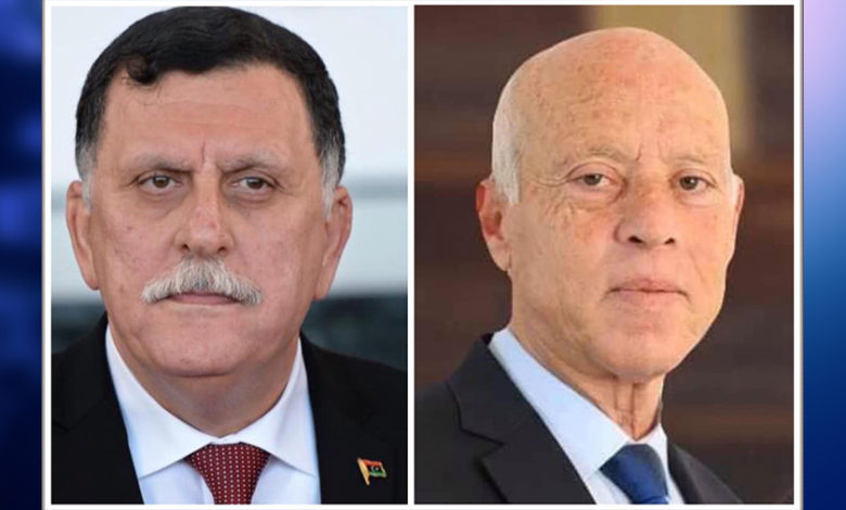 السراج يبحث مع قيس سعيد مستجدات الأوضاع في ليبيا السراج يبحث مع قيس سعيد مستجدات الأوضاع في ليبيا