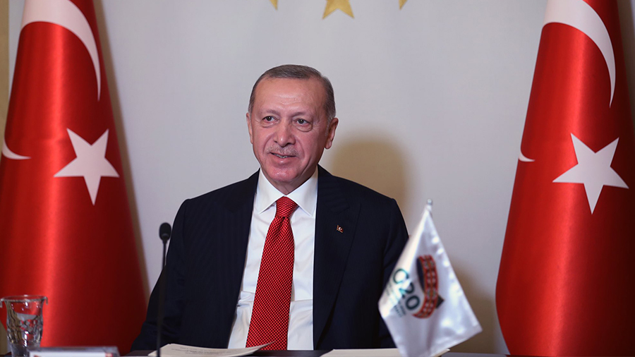 الرئيس التركي رجـب طيب أردوغان