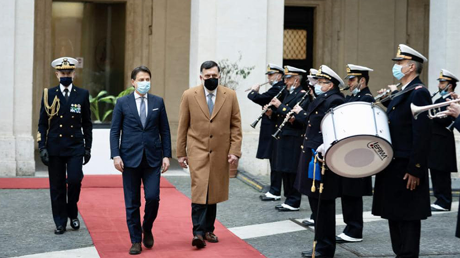 وكالة نوفا: السراج يصل إلى روما للقاء رئيس الوزراء بشكل غير معلن