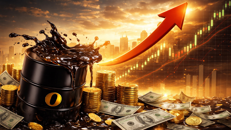 البرميل خام برنت يرتفع إلى 107 دولارات