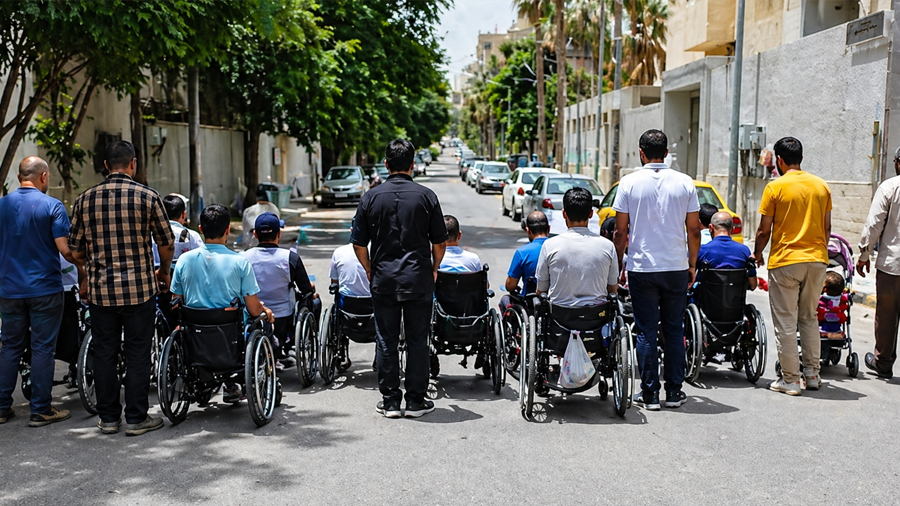 رابطة مرضى الضمور تجدد مطالبها بتحسين أوضاع ذوي الإعاقة وصرف المستحقات المتأخرة